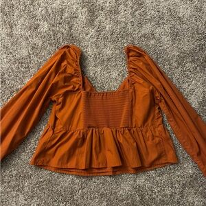 Abercrombie & Fitch Rusty Orange Top